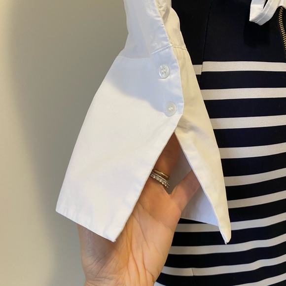 Zara Dress shirt with bow cut outs. Size small - Picture 5 of 6